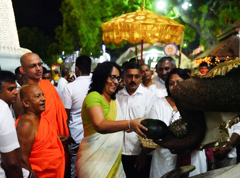 The final  Randoli Perahera of Tissamaharama Raja Maha Vihara marks the end Successfully